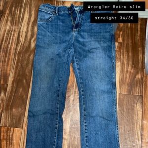 Mens Wrangler Retro jeans